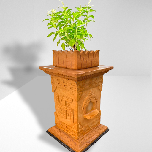 Stone Khatu Tulsi vrindawan, Best tulsi pot ever. 3 feet